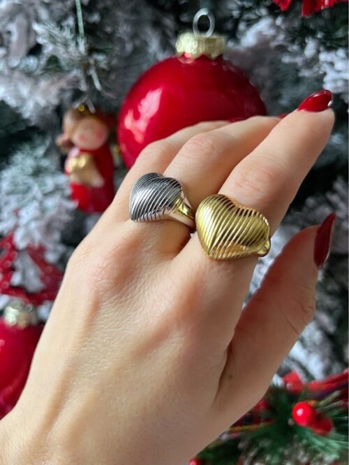 Striped heart ring (1)