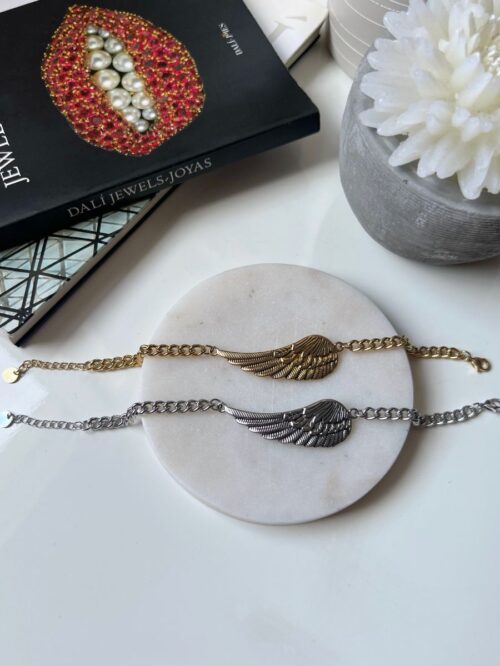 Wing stainless steel bracelet (2)