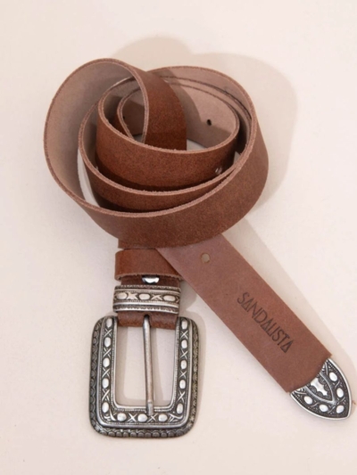 Ex Marron Dargent δερμάτινη ζώνη