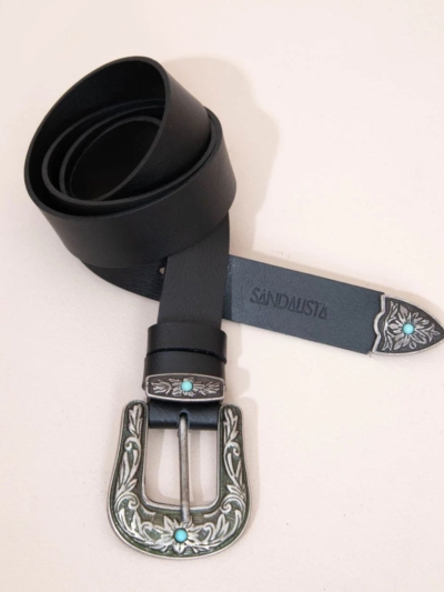 Margie Noir δερμάτινη ζώνη