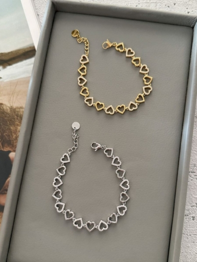 Coeur βραχιόλι ατσάλι