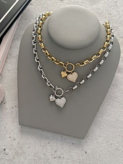 Rene κολιέ ατσάλι