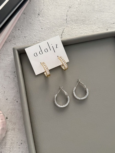 Evie κρίκοι ατσάλι