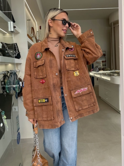 Stonewash brown jacket
