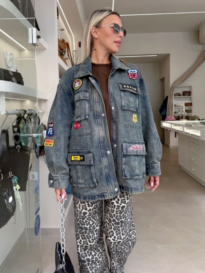 Stonewash vintage blue jacket