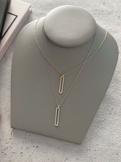 Linea κολιέ ατσάλι