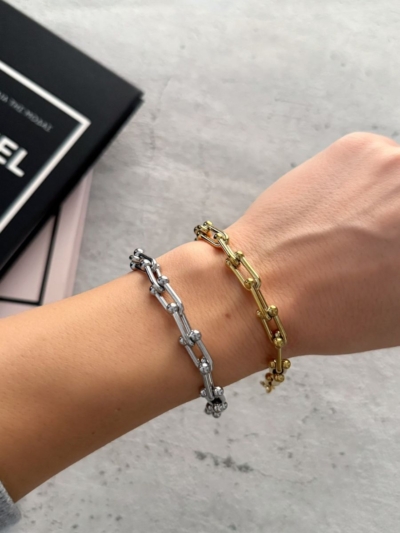 Geo link βραχιόλι ατσάλι