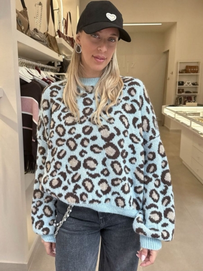Πουλόβερ leopard Soft Wild