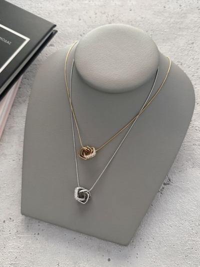 Elyse knot κολιέ ατσάλι