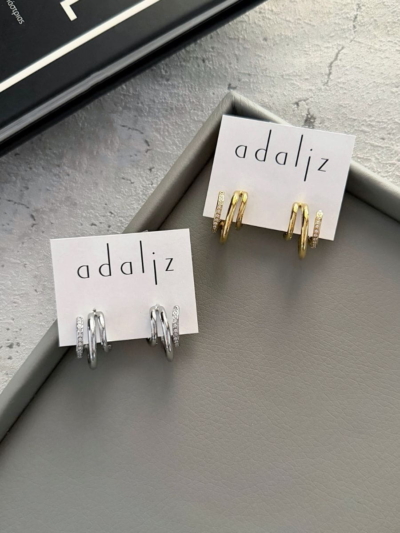 Kelly τριπλά κρικάκια ατσάλι