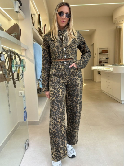 Savanna wide leg παντελόνι