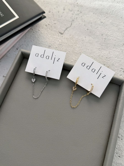 Lovelle chain σκουλαρίκι ατσάλι